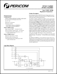 Click here to download PI74FCT162500TV Datasheet