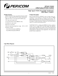 Click here to download PI74FCT191TQ Datasheet