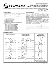 Click here to download PI74FCT244TH Datasheet