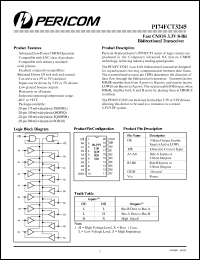 Click here to download PI74FCT3245L Datasheet