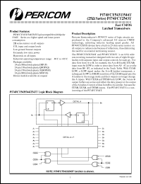 Click here to download PI74FCT2543TQ Datasheet