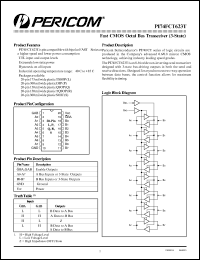 Click here to download PI74FCT623TQ Datasheet