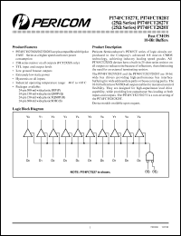 Click here to download PI74FCT2827 Datasheet