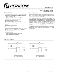 Click here to download PI74LPT16373V Datasheet