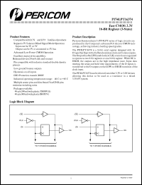 Click here to download PI74LPT16374 Datasheet