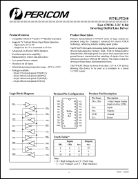 Click here to download PI74LPT240S Datasheet