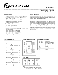 Click here to download PI74LPT244Q Datasheet