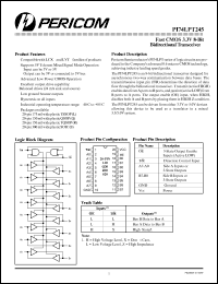 Click here to download PI74LPT245L Datasheet