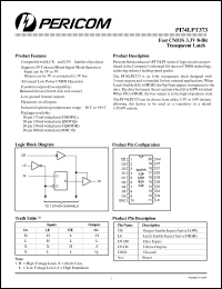 Click here to download PI74LPT373R Datasheet