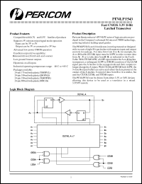 Click here to download PI74LPT543 Datasheet