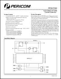 Click here to download PI74LPT543Q Datasheet