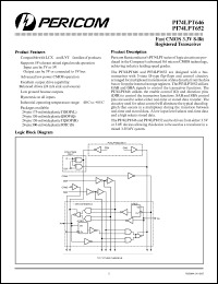 Click here to download PI74LPT646 Datasheet