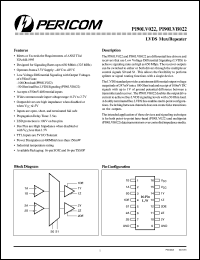 Click here to download PI90LVB022W Datasheet