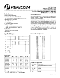 Click here to download PI3C32X384 Datasheet