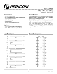 Click here to download PI3VT32X245 Datasheet