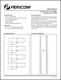 Click here to download PI3VT34X245B Datasheet