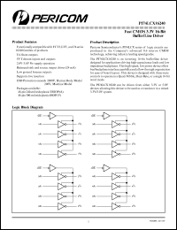 Click here to download PI74LCX16240V Datasheet