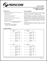 Click here to download PI74LCX16240 Datasheet