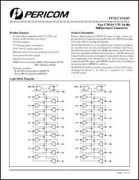 Click here to download PI74LCX16245A Datasheet