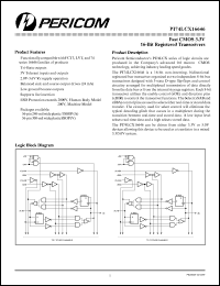Click here to download PI74LCX16646V Datasheet