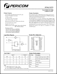 Click here to download PI74LCX573Q Datasheet