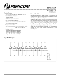 Click here to download PI74LCX827L Datasheet