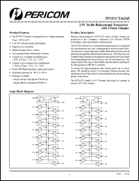 Click here to download PI74VCX16245A Datasheet