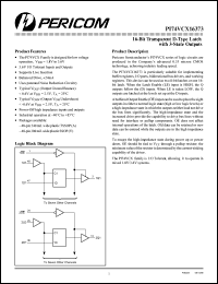 Click here to download PI74VCX16373 Datasheet