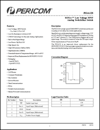 Click here to download PI3A125TX Datasheet