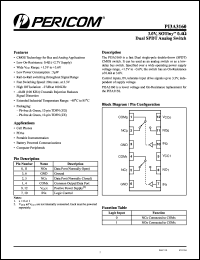 Click here to download PI3A3160 Datasheet