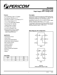 Click here to download PI3A4624 Datasheet