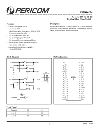 Click here to download PI3B16224BE Datasheet