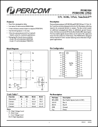 Click here to download PI3B3384 Datasheet