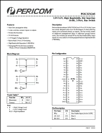 Click here to download PI3C32X245BE Datasheet