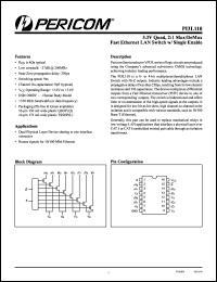 Click here to download PI3L110Q Datasheet