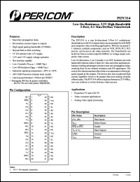 Click here to download PI3V314BE Datasheet