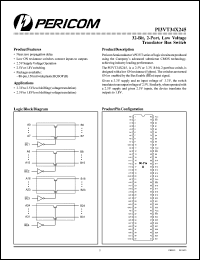 Click here to download PI3VT34X245 Datasheet