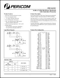 Click here to download PI5C16233C Datasheet