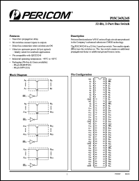 Click here to download PI5C34X245 Datasheet
