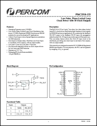 Click here to download PI6C2510-133 Datasheet