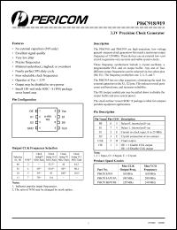 Click here to download PI6C919AW Datasheet