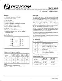 Click here to download PI6C918W Datasheet