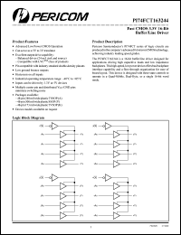 Click here to download PI74FCT163244 Datasheet