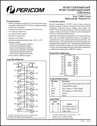 Click here to download PI74FCT245T Datasheet