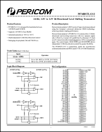 Click here to download PI74HSTL1212 Datasheet