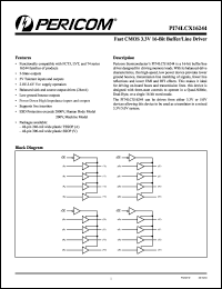 Click here to download PI74LCX16244 Datasheet