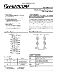 Click here to download PI74LVC3245AQ Datasheet