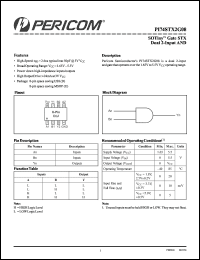 Click here to download PI74STX2G08 Datasheet