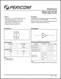 Click here to download PI74STX2G14 Datasheet