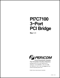 Click here to download PI7C7100 Datasheet